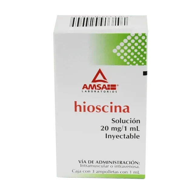 Hioscina 20mg inyectable 