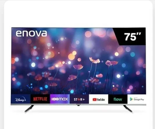 SMART TV ENOVA 75" CON GOOGLE TV 