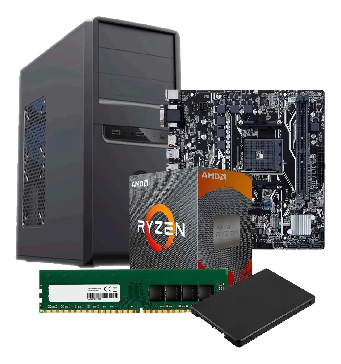 PC GAMER AMD RYZEN 7 57000 32GBRAM/ 996ROM 3