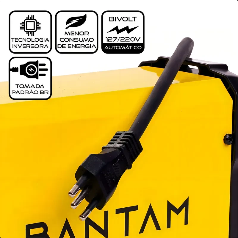 Soldadora inverter Esab Maquina Solda Inversora Bantam Bantam 3.2 color amarillo 5