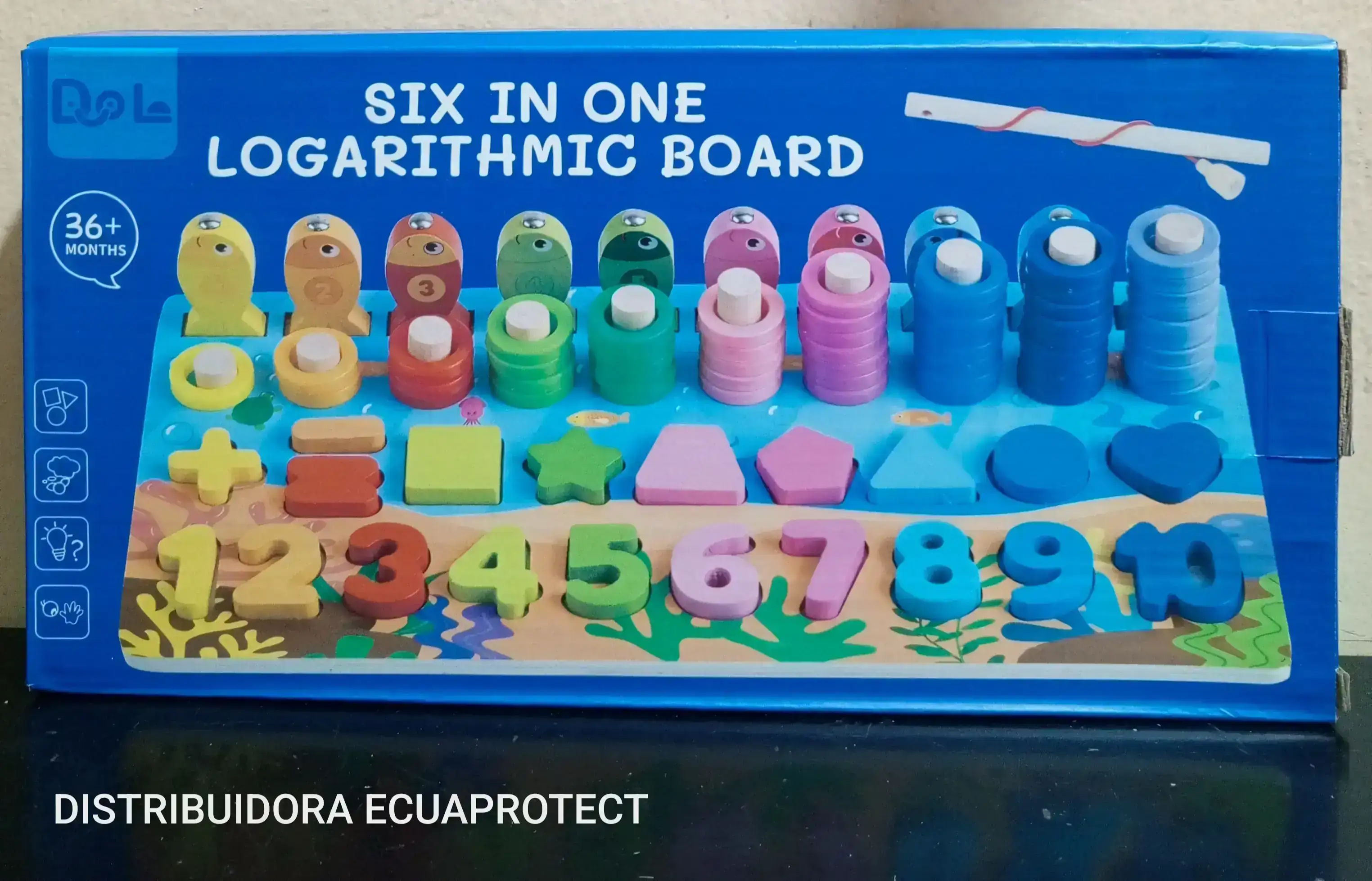 MONTESSORI - TABLERO DE PESCA y NUMÉRICO 🎣🔢
