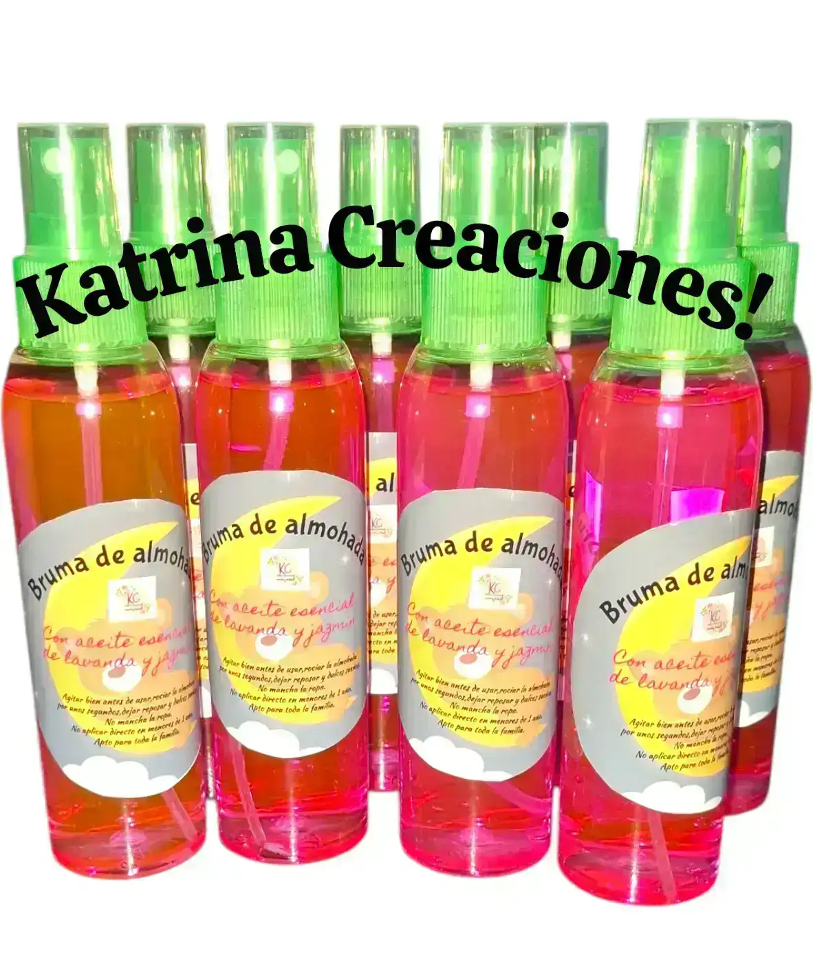 Brumas  de almohadas con aceite esencial 