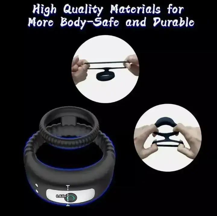 Anillo con Vibrador retardante  3