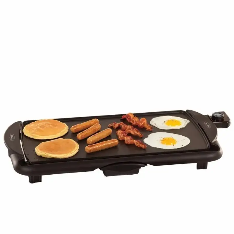 Parrilla eléctrica Black & Decker Plancha Fam De 50x28cm BD-GD2011B 