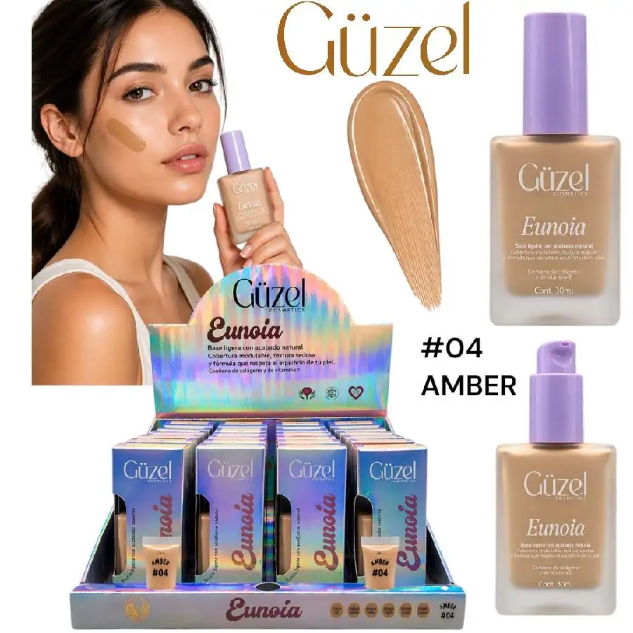 Base liquida eunoia tono #4 amber guzel