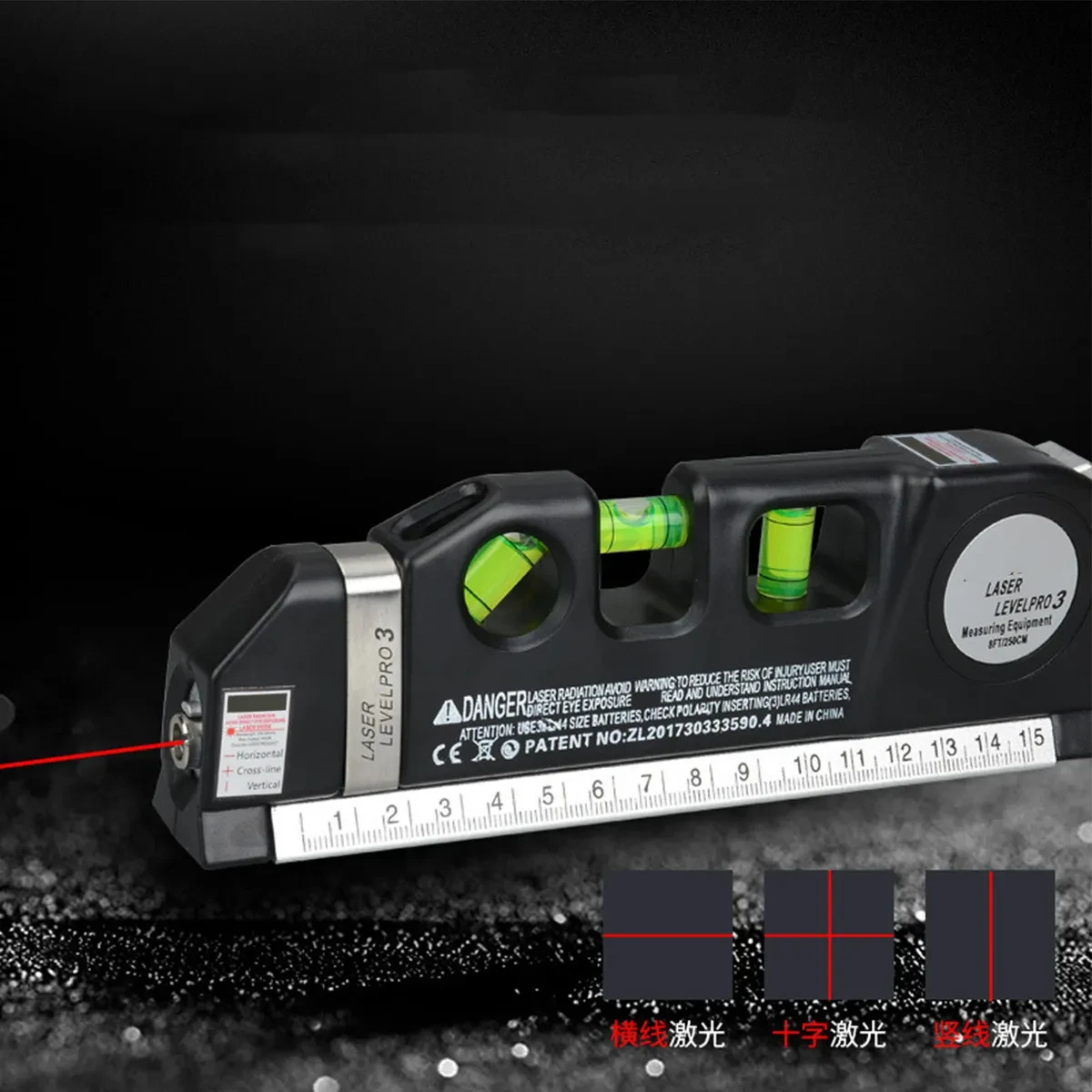 Metro laser distancia nivel 4 en 1