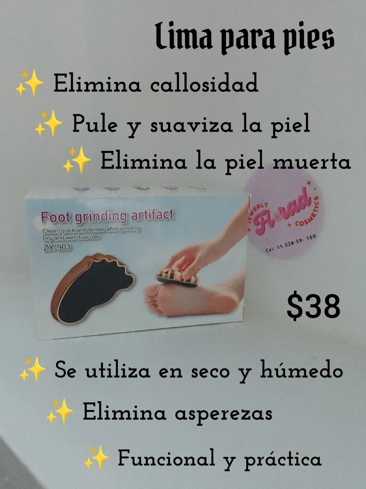 Limas en formas de pie