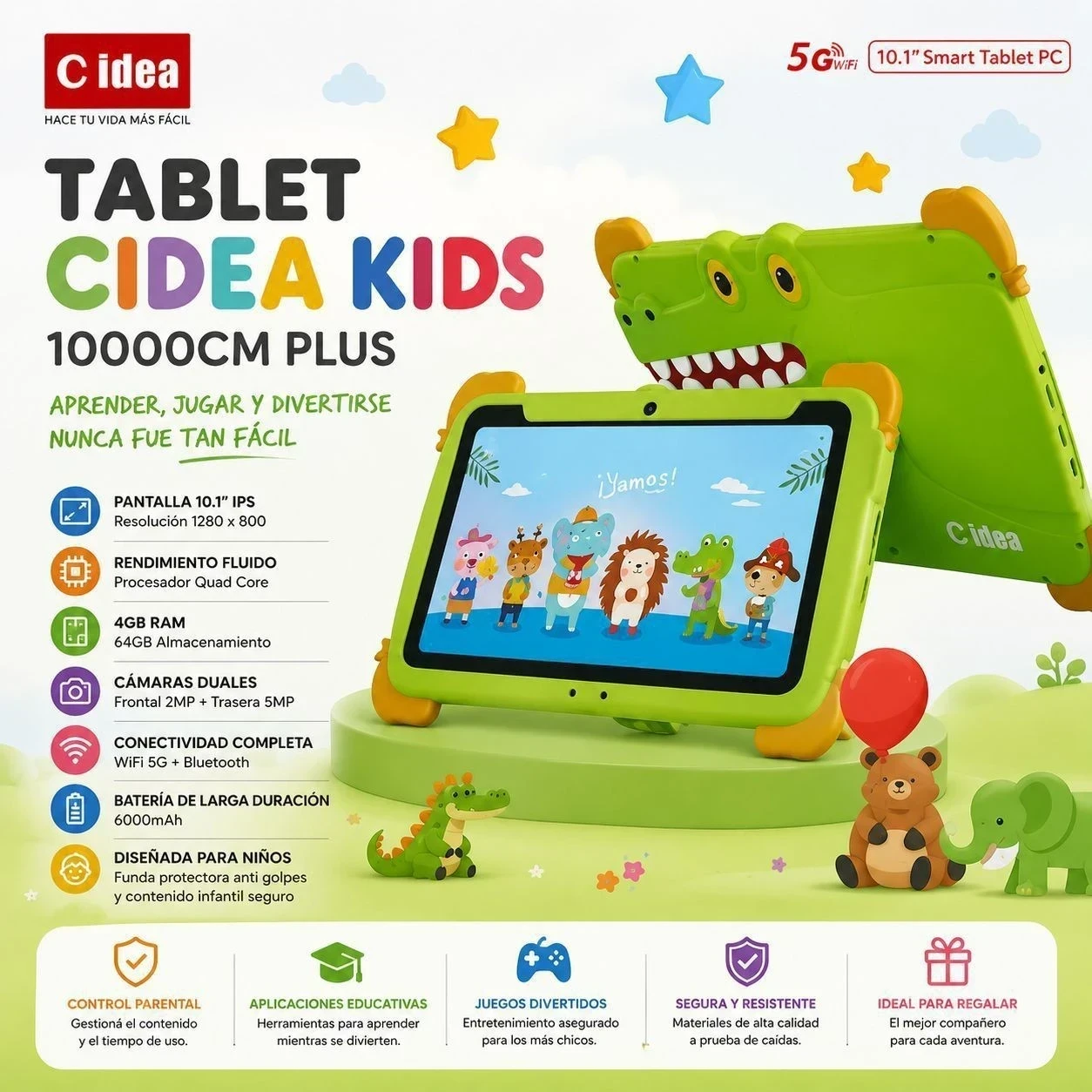 Tablet CIdea Cm1000PLUS Kids 10" 