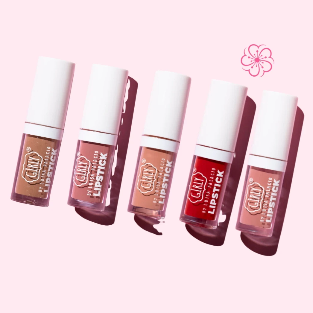 Kit x 5 Labiales liquidos Mate Lipstick Girly 2