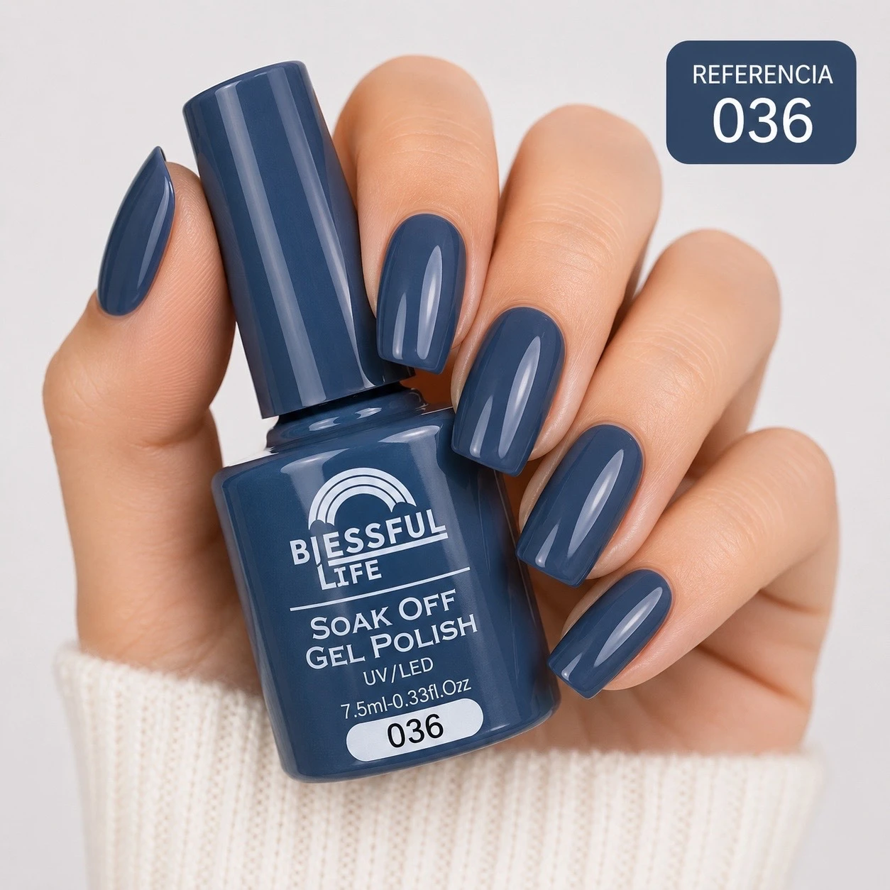biessful life esmalte semi permanente tono 036