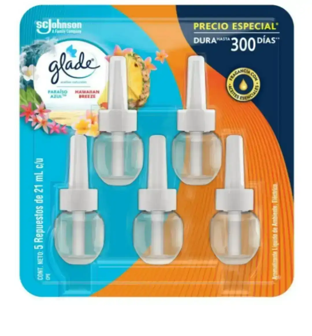 Glade 5 Repuestos Aroma Hawaiann fresse
