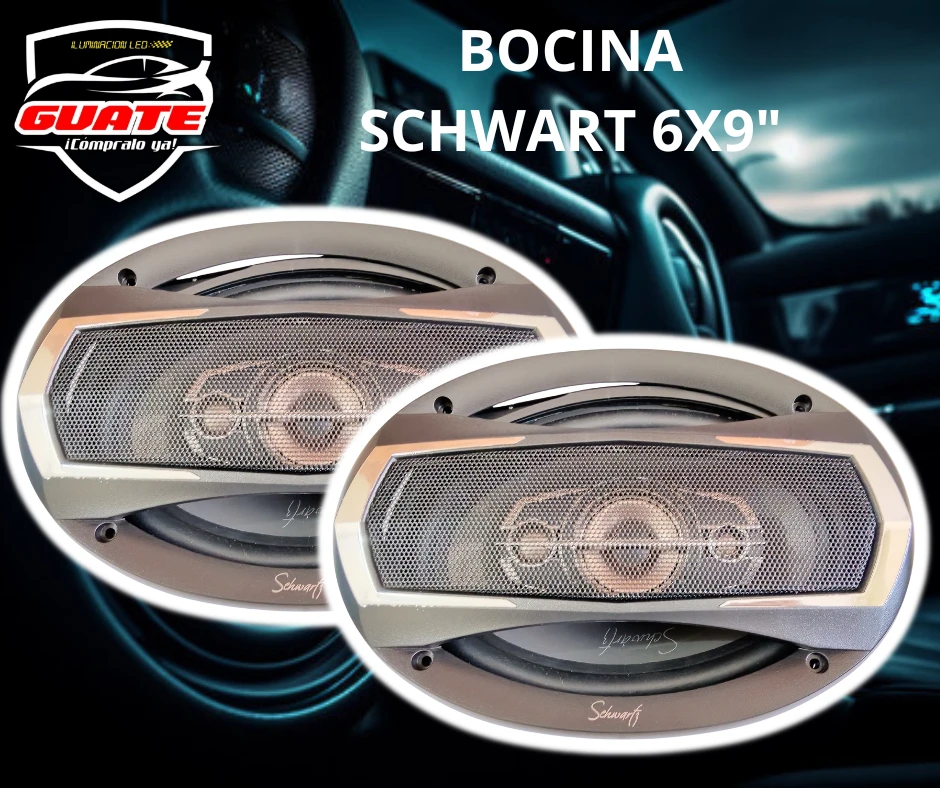 BOCINAS SCHWARTZ OVALADAS 6*9 PULGADAS 