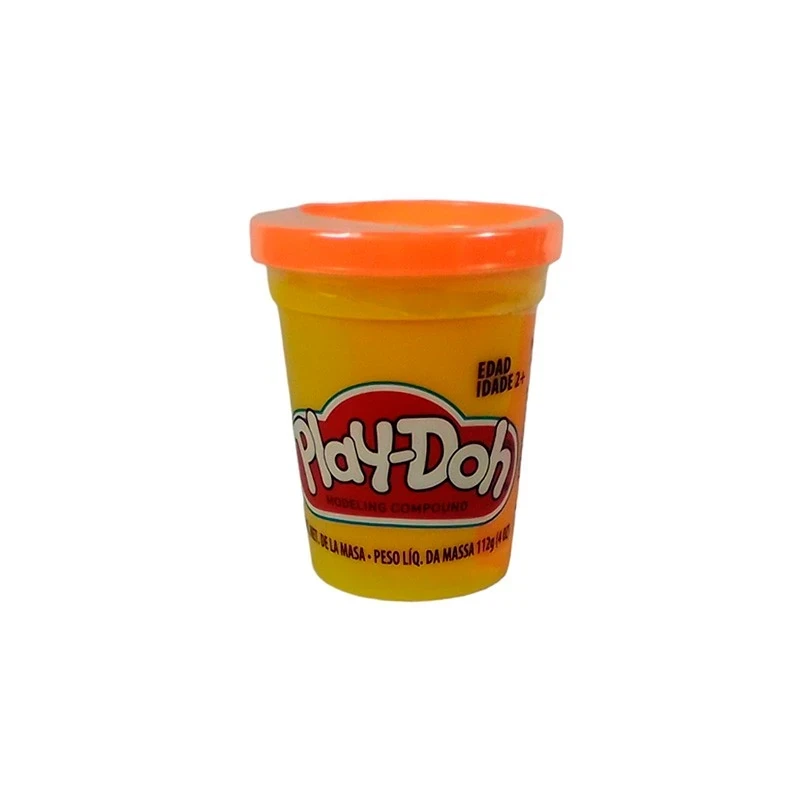 Plastilina play doh naranja frasco de 112 gr