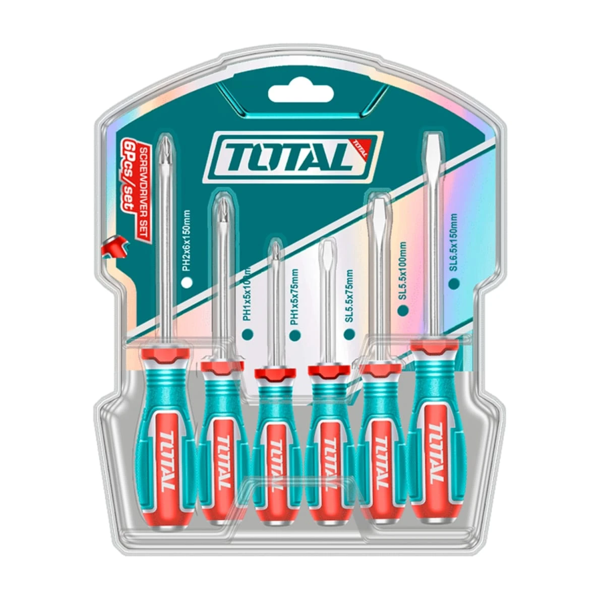 TGTST0606 Set destornillador de golpe 8pcs total 