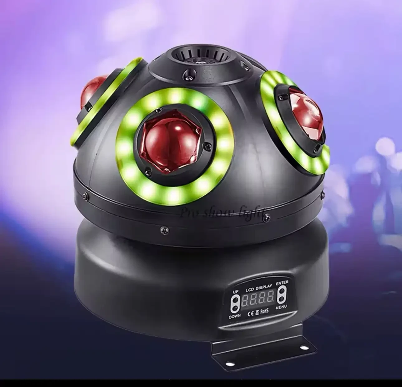 Luz LED de cabeza móvil 3 en 1, 70W, efecto láser, DMX, Control láser, Dj, discoteca, seta, para fiesta, escenario, KTV