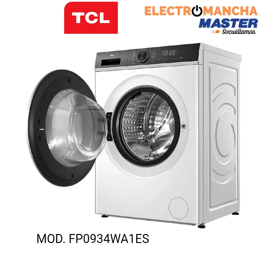 LAVADORA TCL FP0934WA1ES 9 KG. 1400 RPM. CLASE A  7