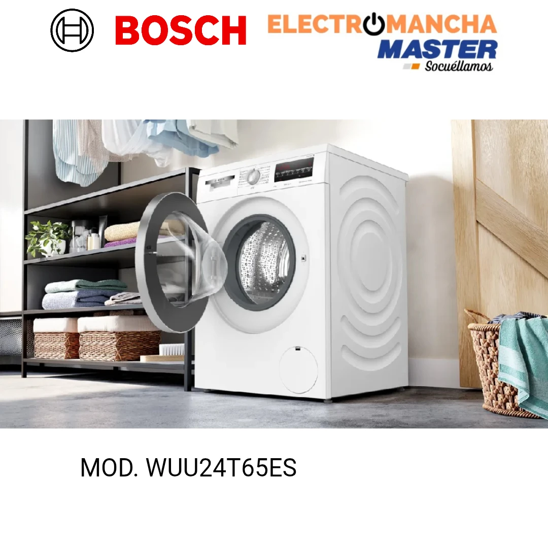 LAVADORA BOSCH WUU24T65ES 9 KILOS 1200 RPM. CLASE A 3