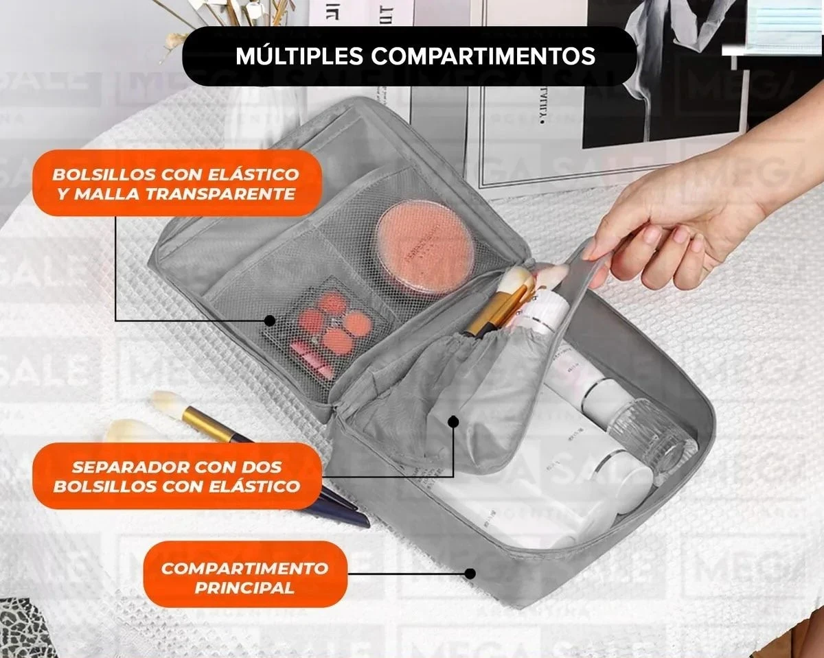 PORTA COSMETICO NECESER ORGANIZADOR 717-3 3