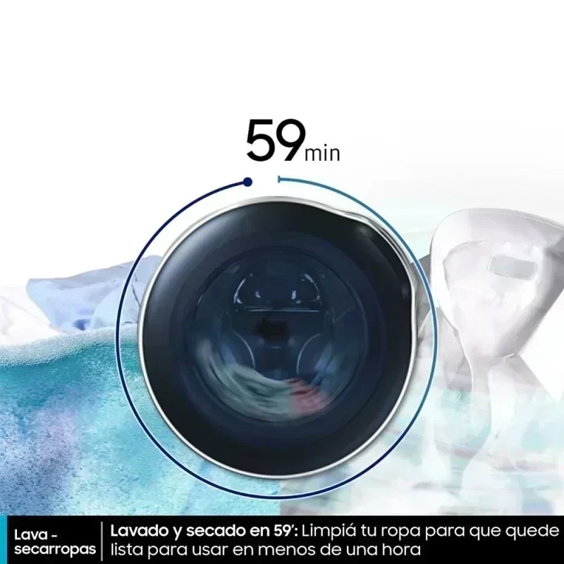 Lavasecarropas Samsung Wd95A4453Bxubg 9.5Kg Inox 3