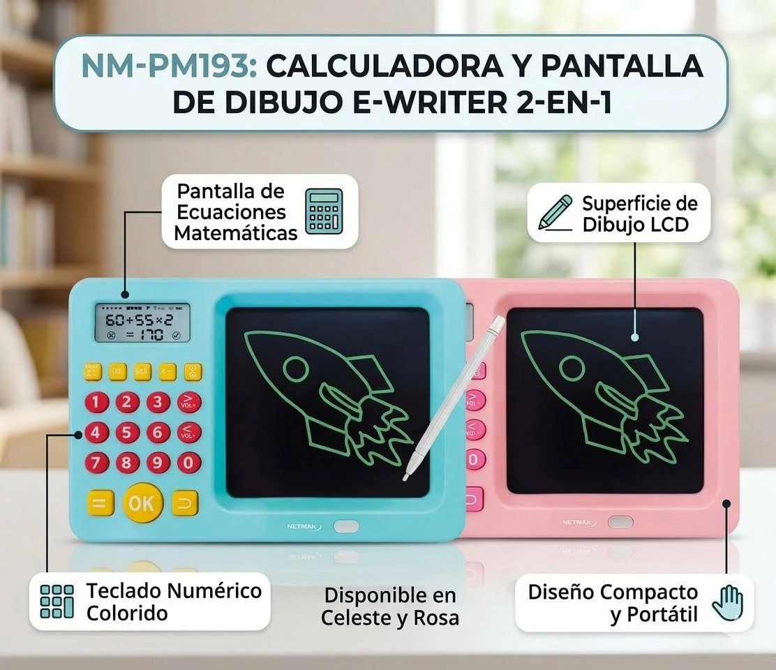 CALCULADORA PIZARRA MAGICA NETMAK
