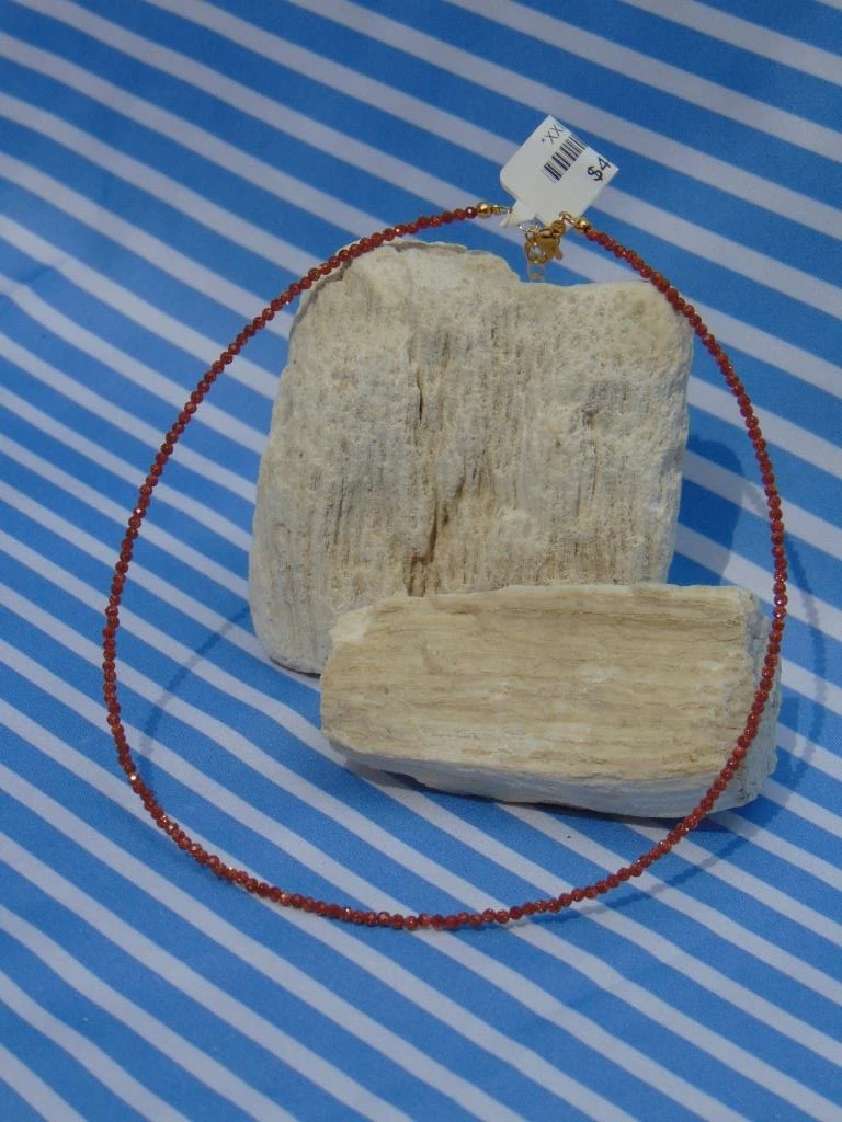 CHOKER ACERO DOR CUARZO MINI LLUVIA DE ORO  2