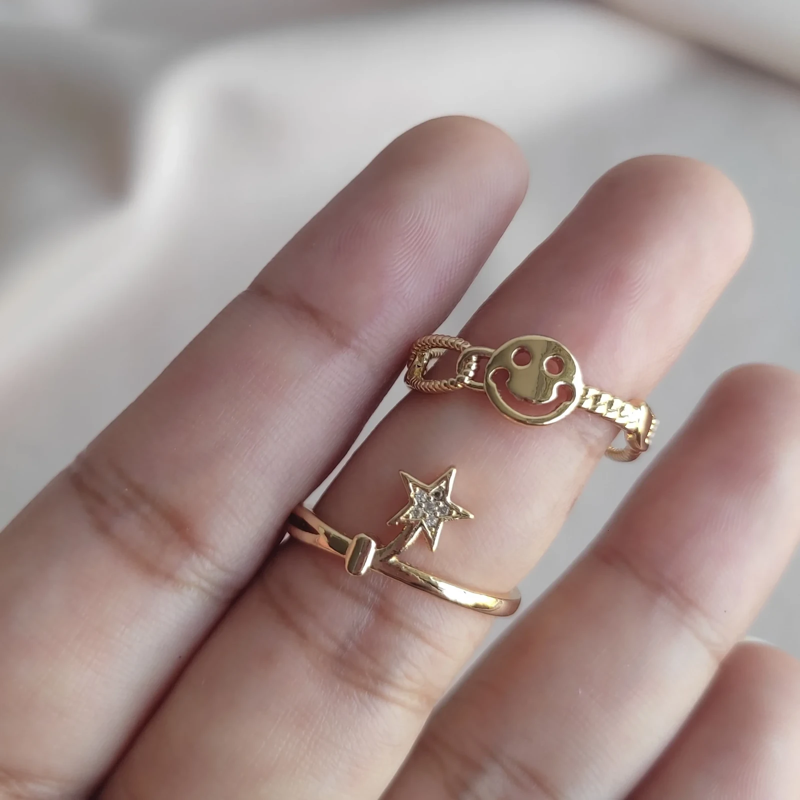Anillo ajustable STAR O HAPPY.  2