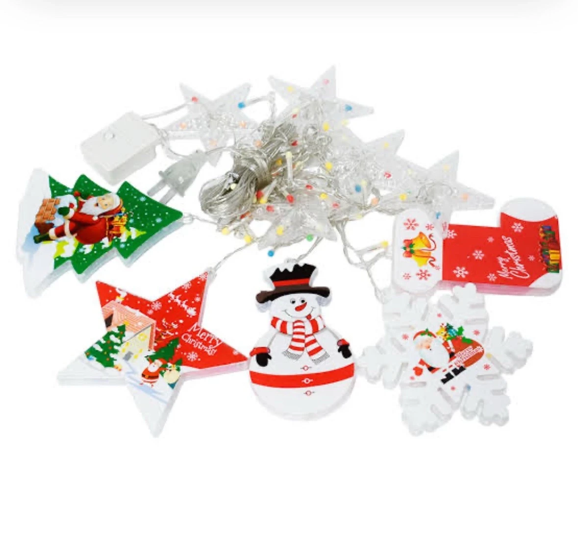 SERIE NAVIDEÑA DE 10 FIGURAS NAVIDEÑAS (3m de largo)  2