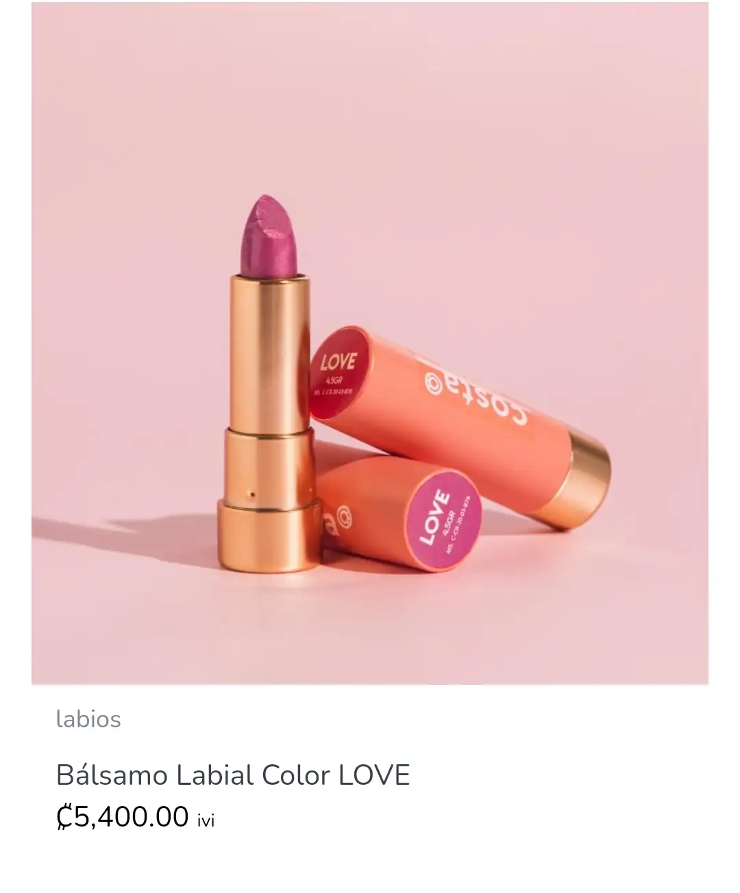 Bálsamo labial love