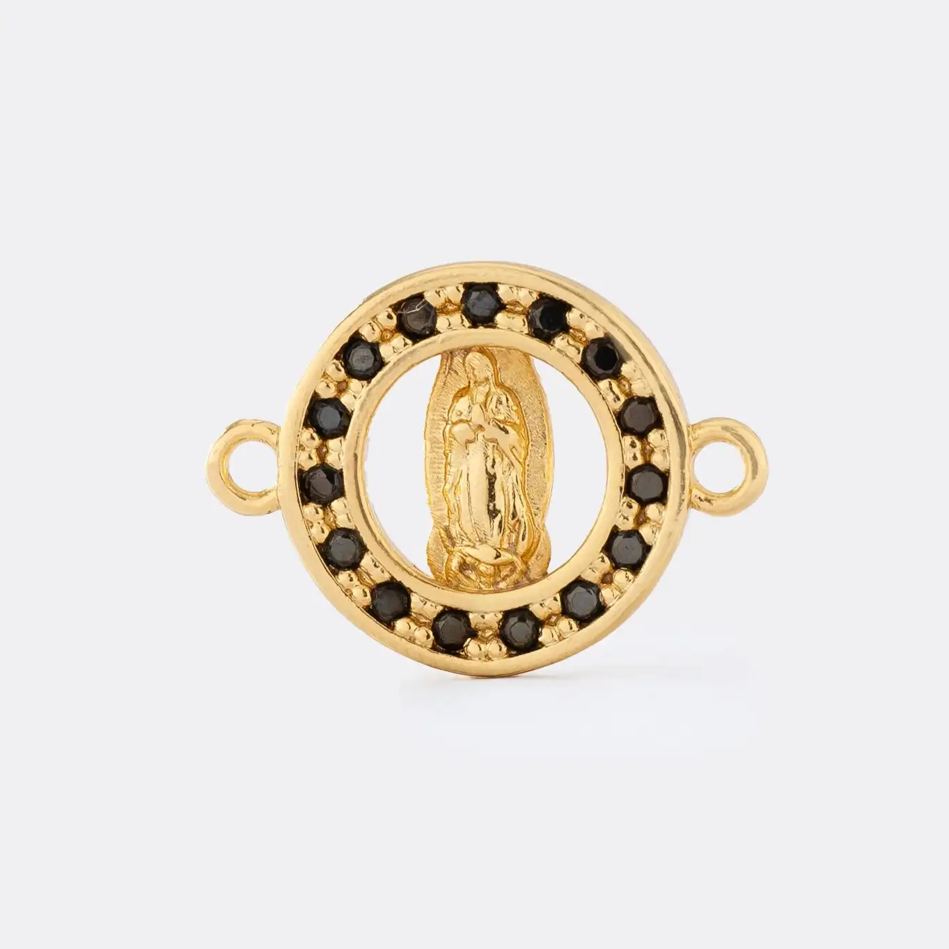 Herraje Guadalupe Con Circonias Negro