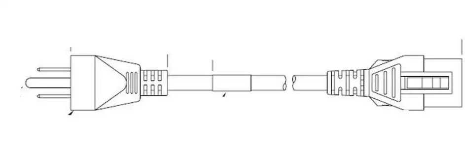 Cable volex de alimentacion CA