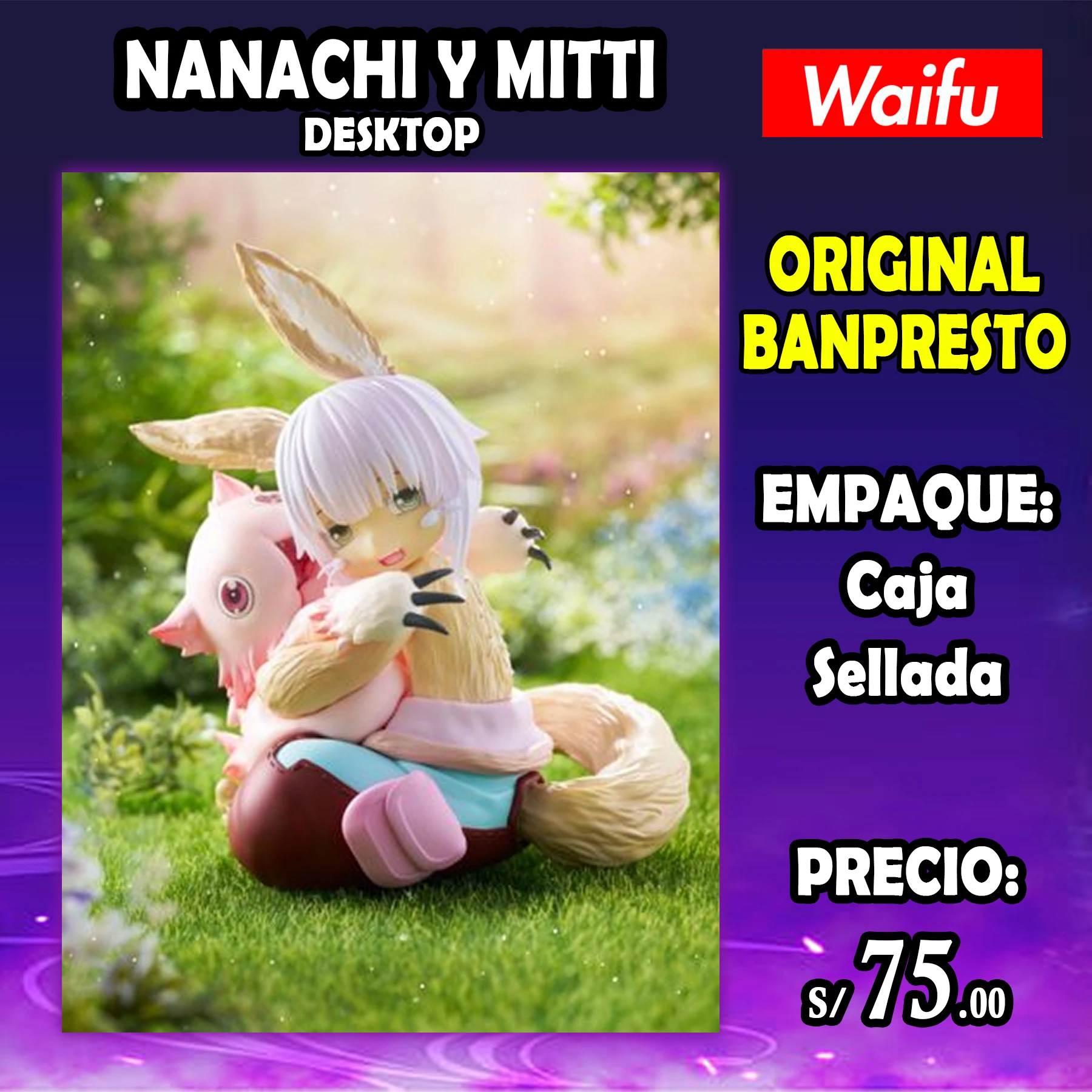Nanachi y Mitty Desktop