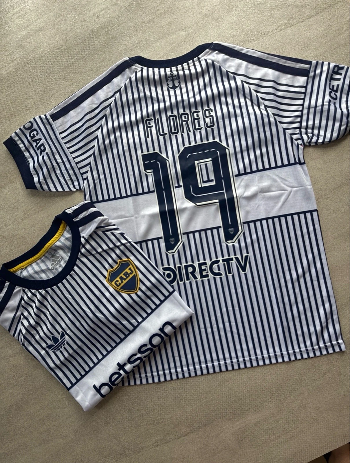CAMISETAS SUPLENTE BOCA 