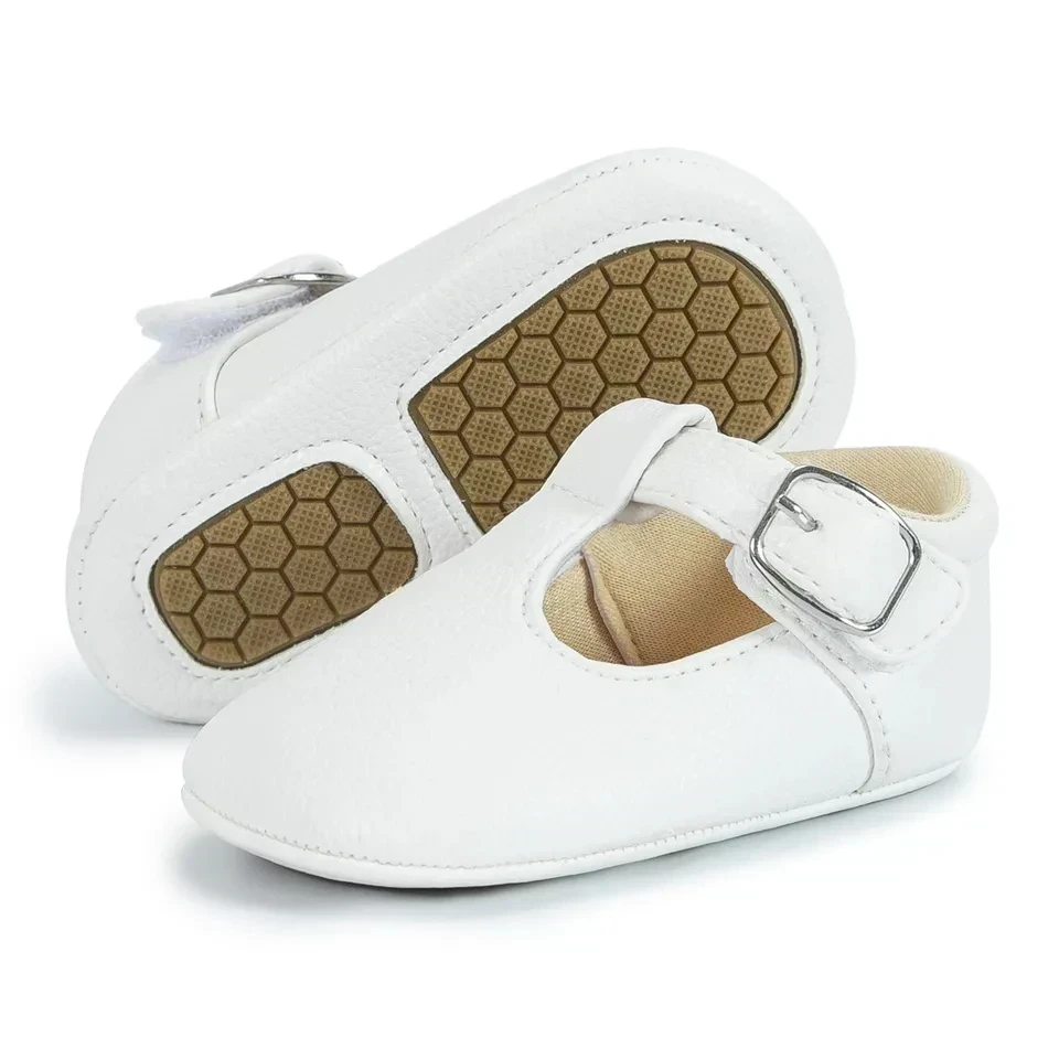 ZAPATITOS BLANCO CINTURÓN  3