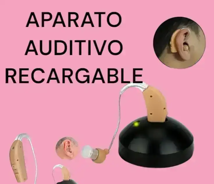 Aparato auditivo recargable 