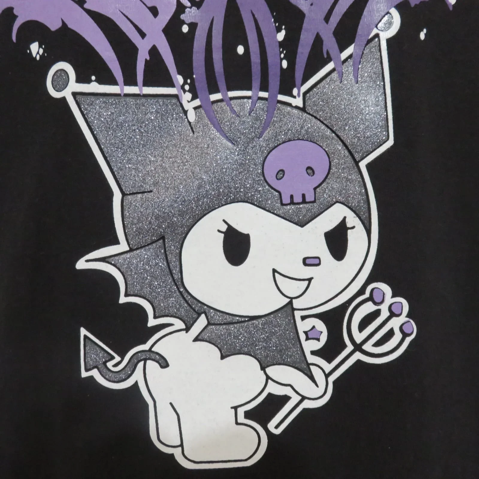 Playera de Kuromi Diablita con efecto 2