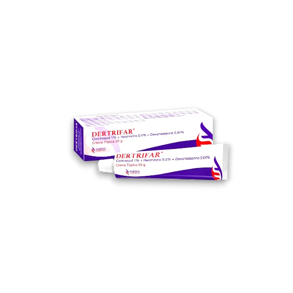 DERTRIFAR 20 GR CLOTRIMAZOL NEOMICINA DEXAMETASONA