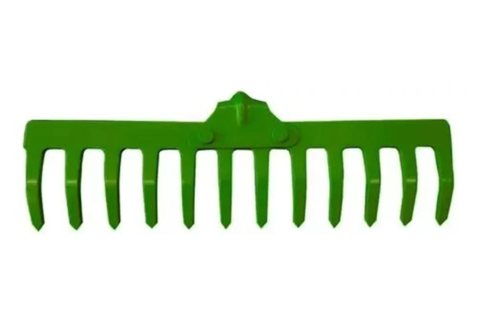 Rastrillo Jardin Recto Barre Hojas 14 Dientes Metal Fierro 3