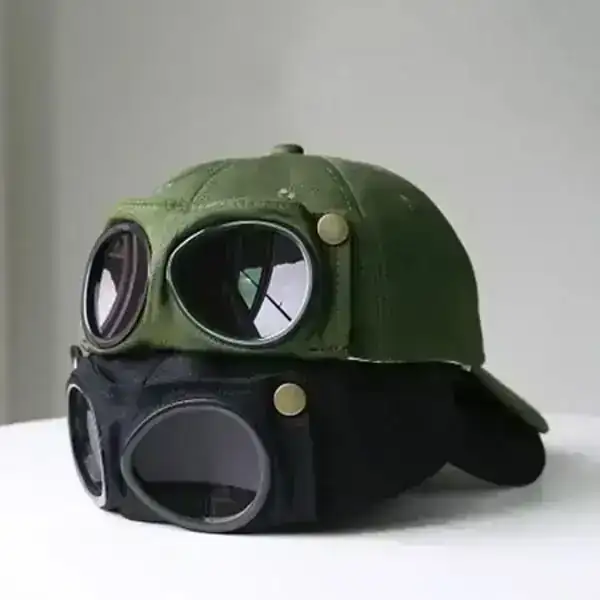 Gorra estilo aviador