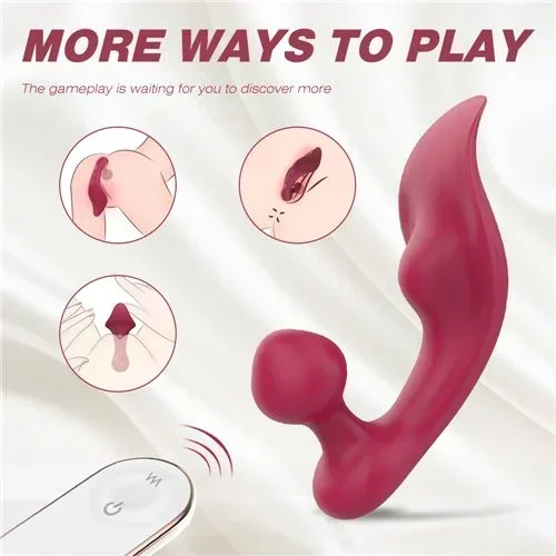 Vibrador Tanga Clitoris Anal Recargable Con Control Remoto 5