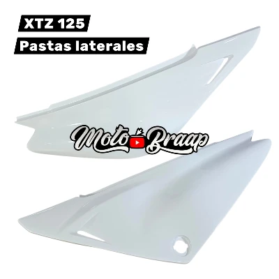 PL XTZ 125 Pastas laterales blancas MTZ