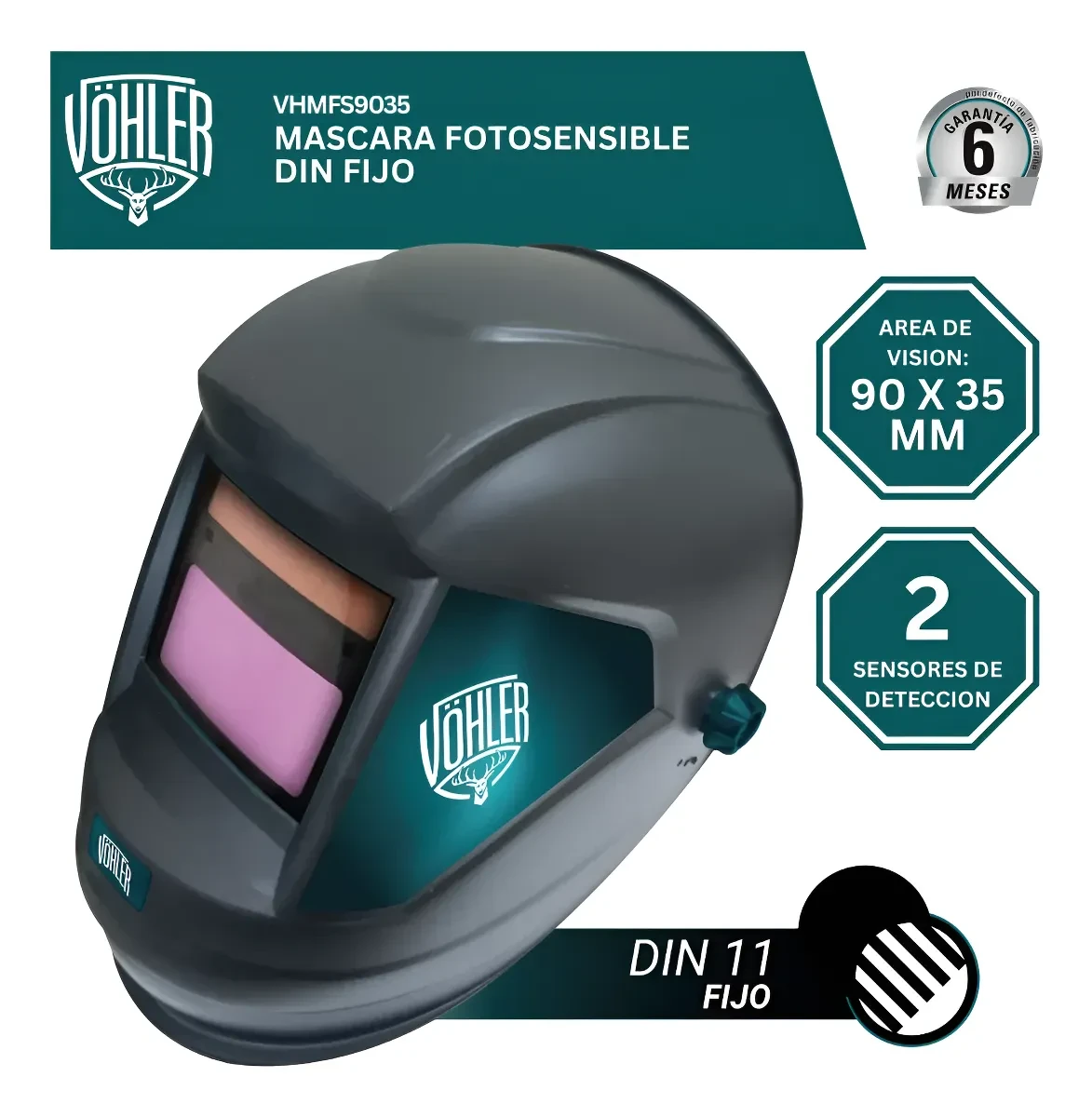 Mascara fotosensible para soldar VOLHER  2