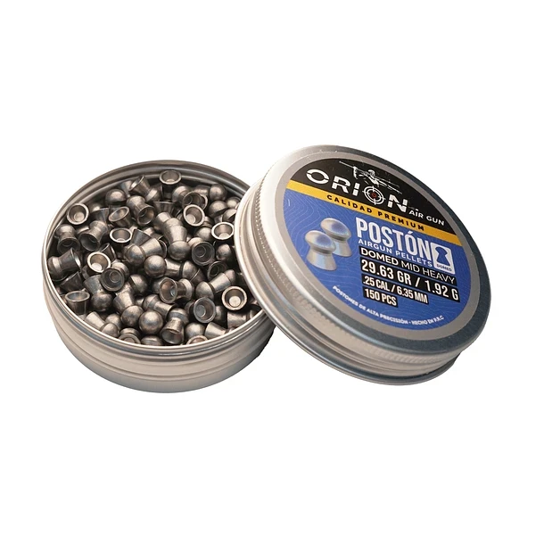 POSTONES DOMED 6.35MM 29.63GR 150UN 2