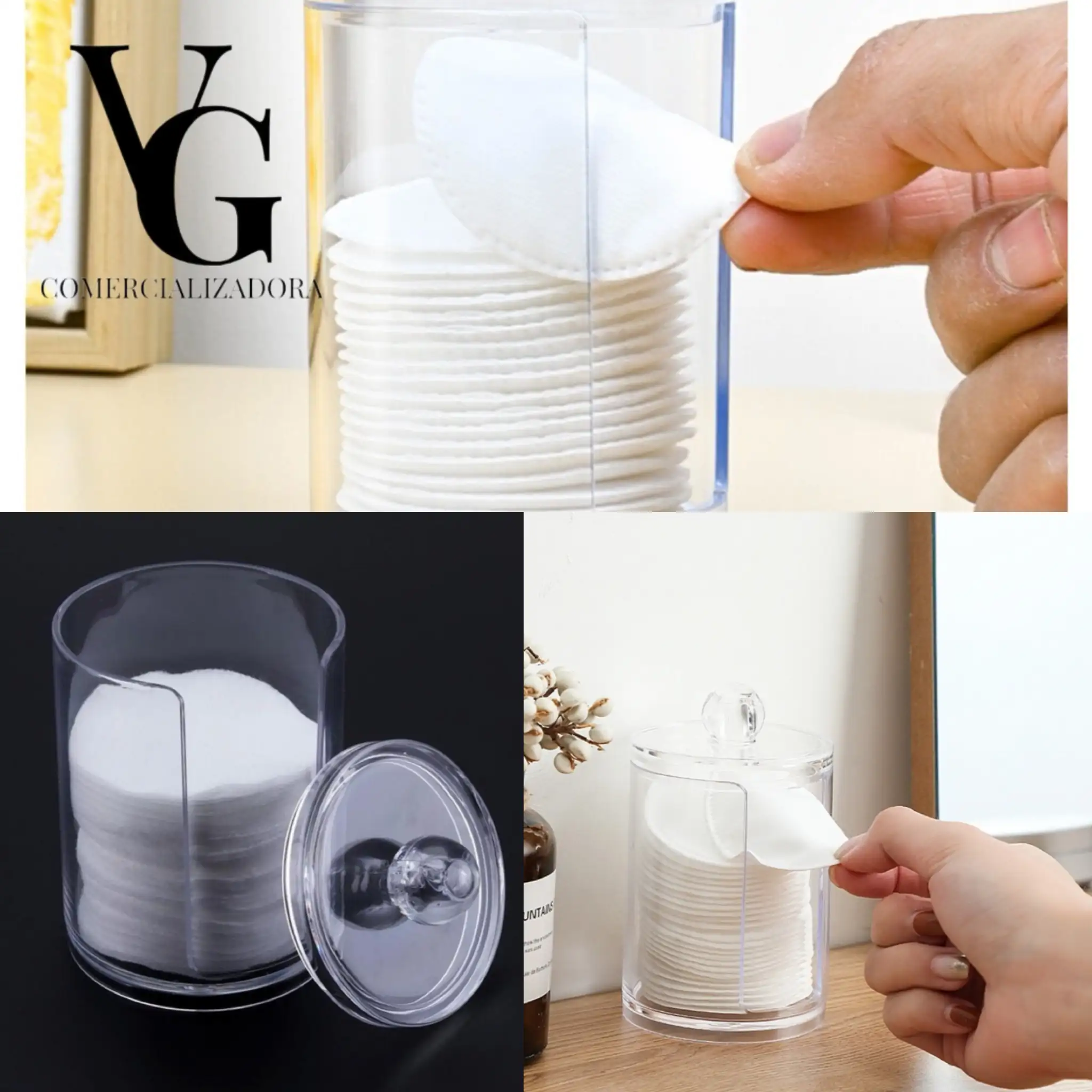 Organizador de Almohadillas de Maquillaje 