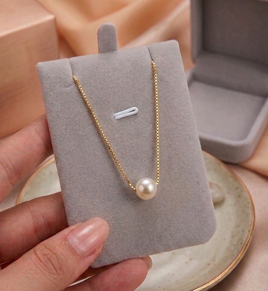 CADENA MINIMALISTA PERLA