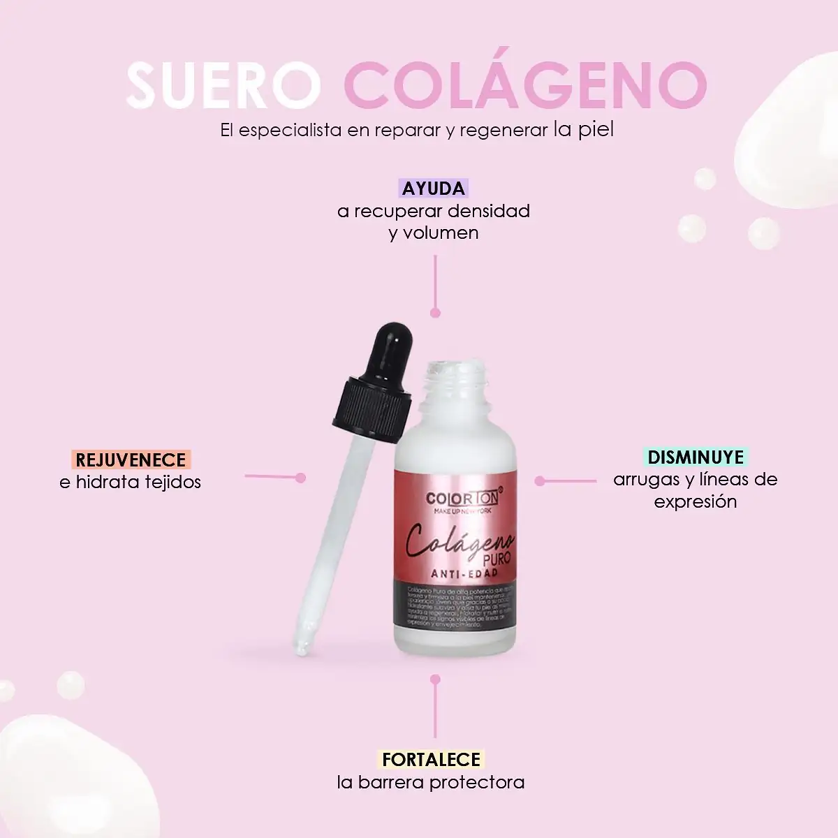 Serum Facial de Colageno - Colortón 