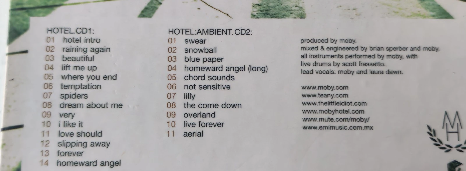CD Moby Hotel Usado  2