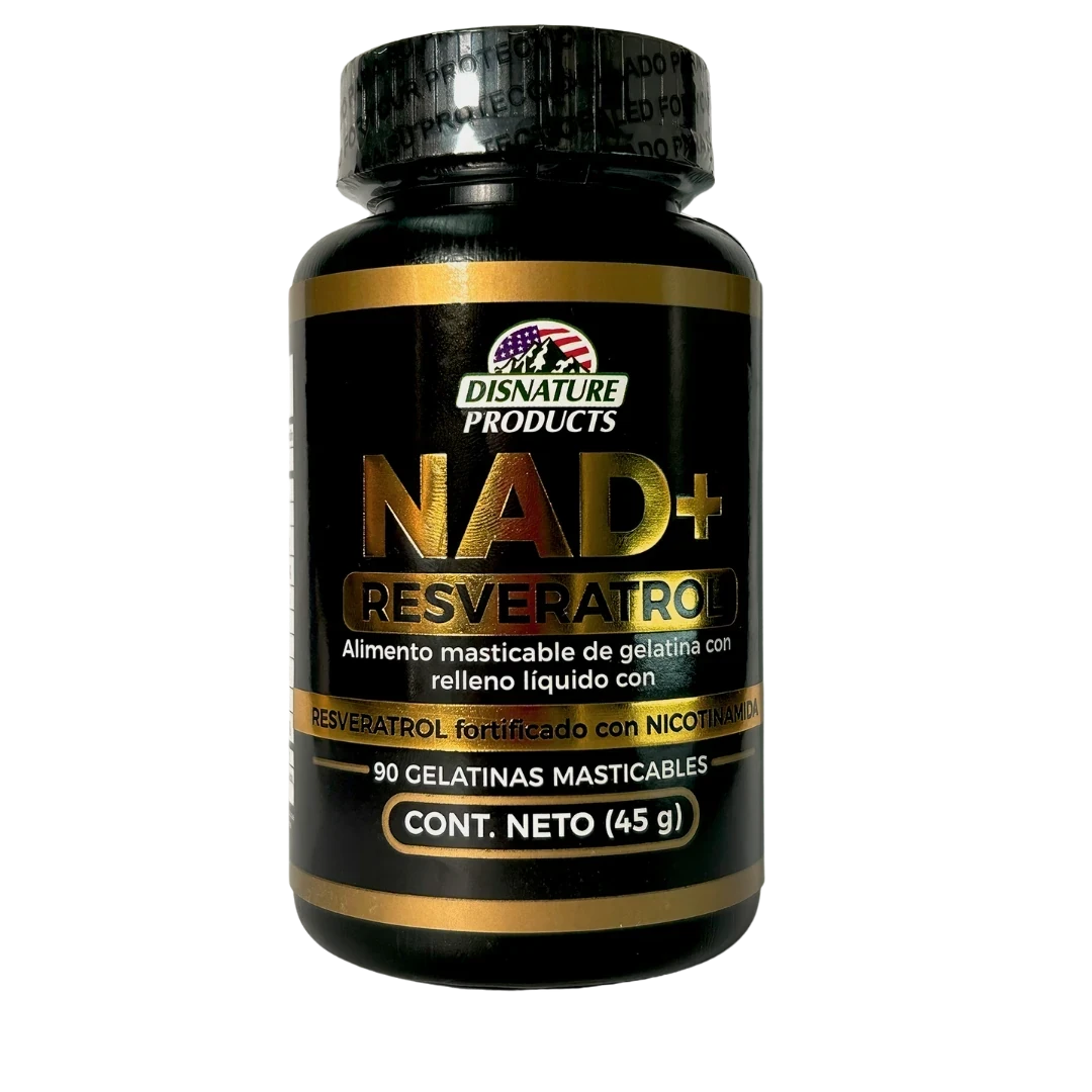 Nad + Resveratrol x 90 Sofgels masticables,  Disnature