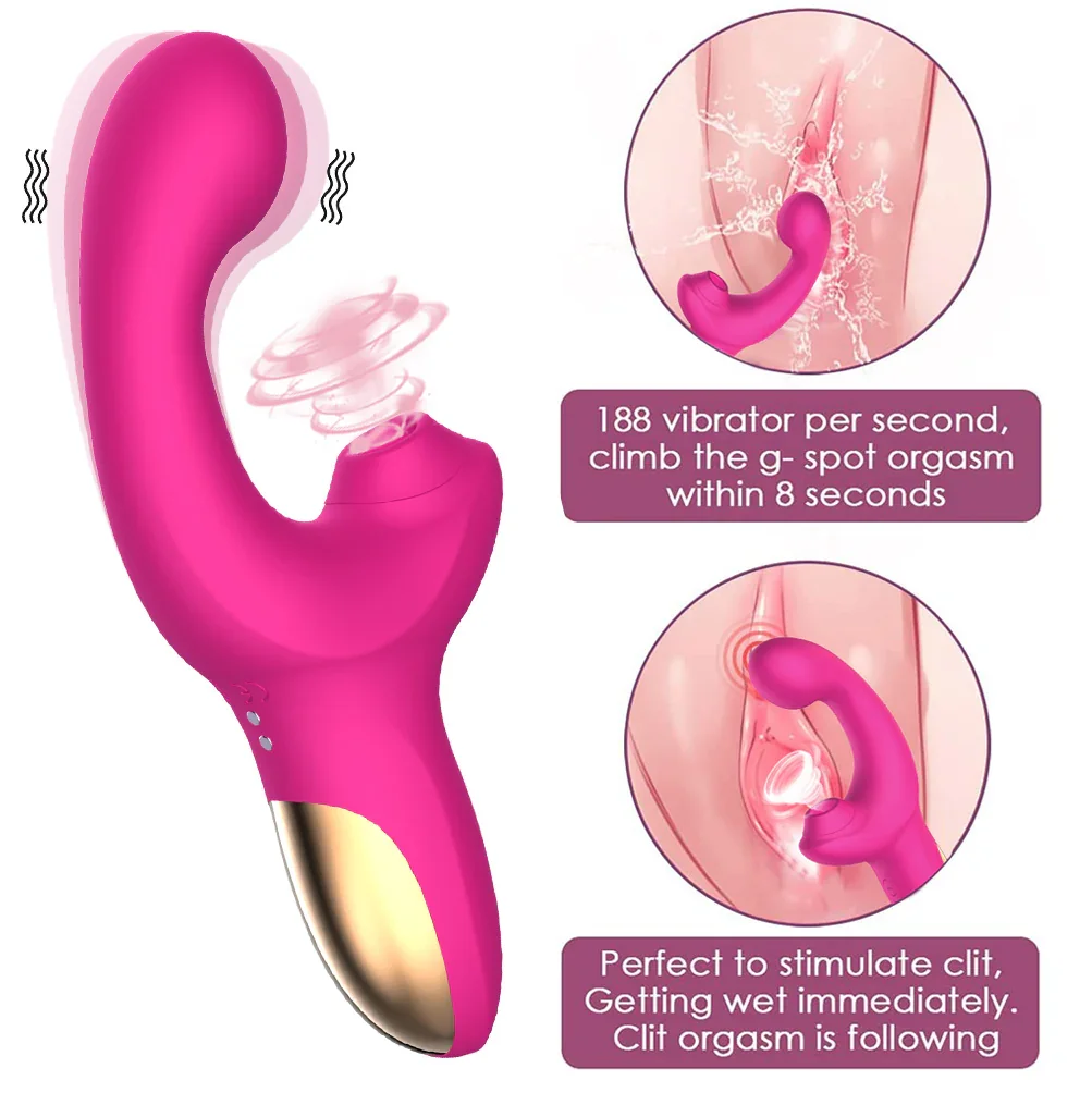 Vibrador Succionador Estimulador Clitoris Punto G Instinct 3