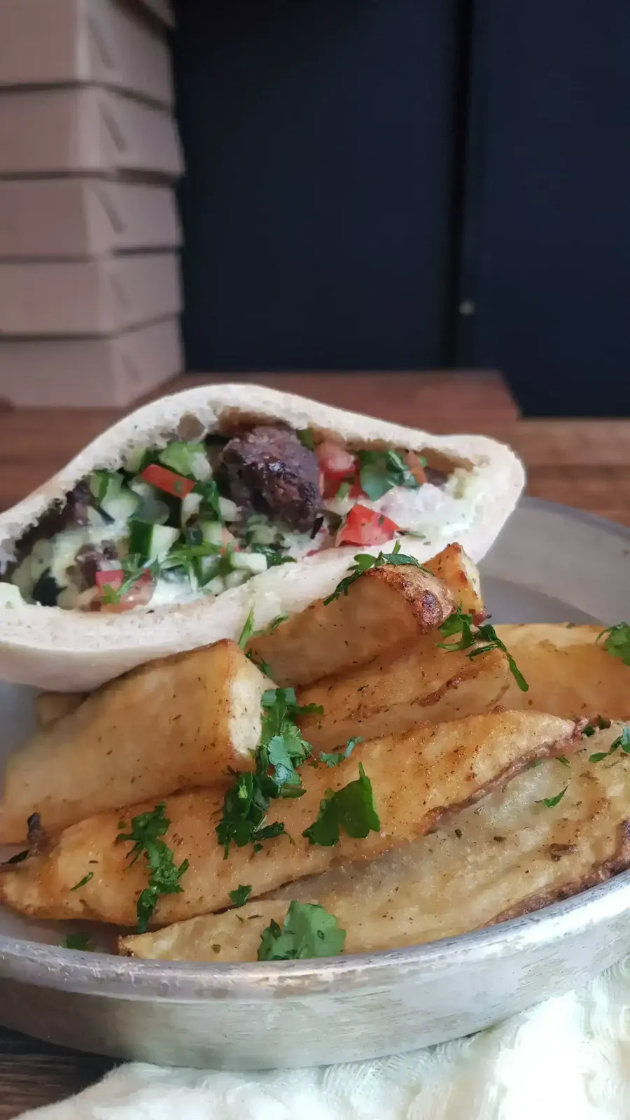 Sandwich de cordero