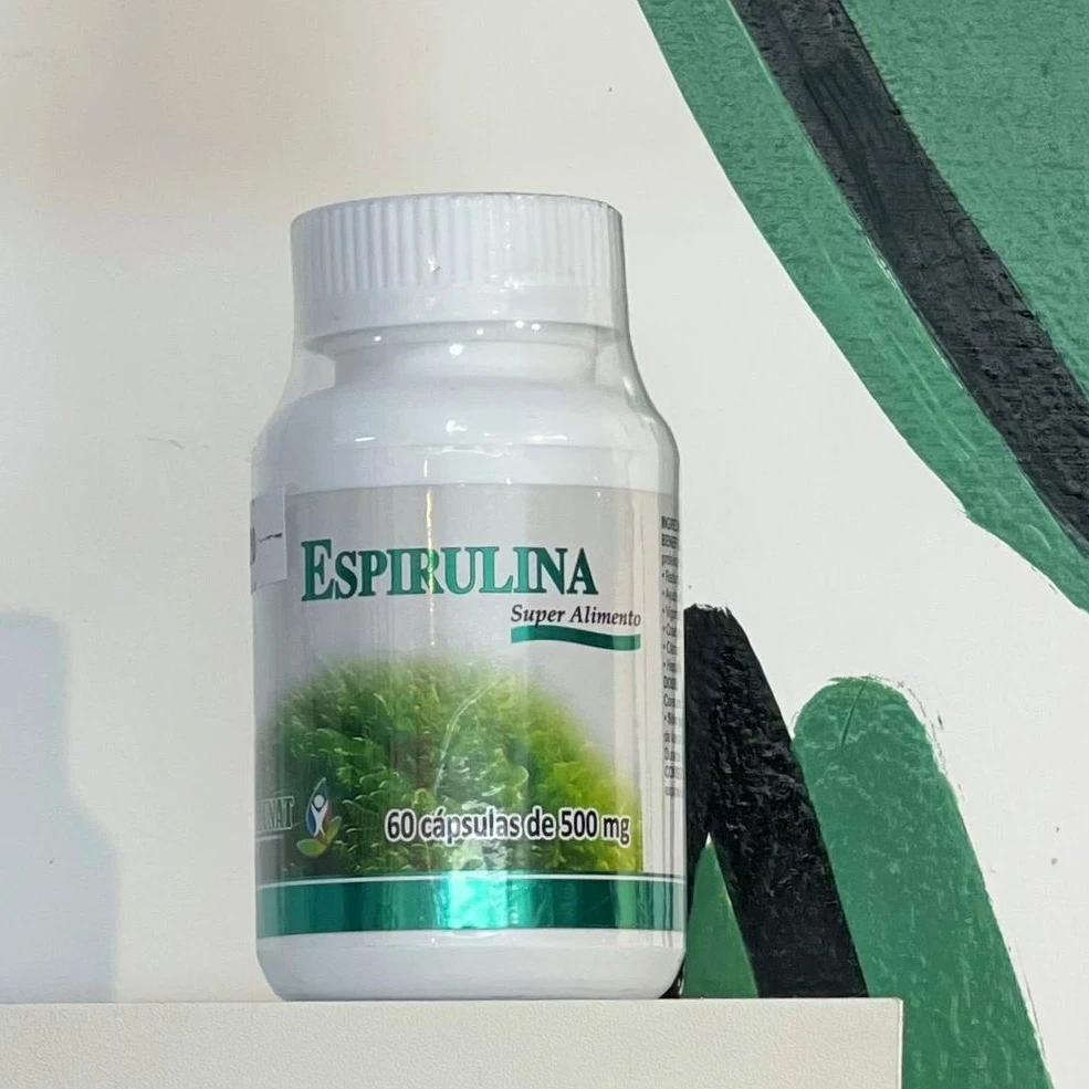 Espirulina capsulas (500mg)